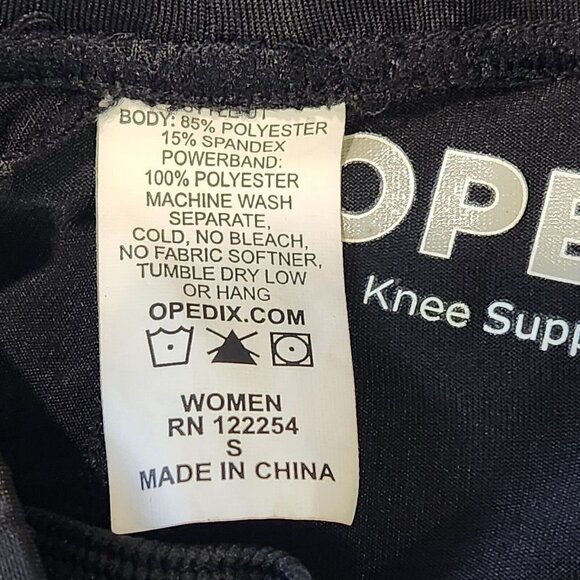 Opedix U1 Knee Support Tights Womens Small Black Skiing Athletic‎ Cropped - Picture 5 of 10